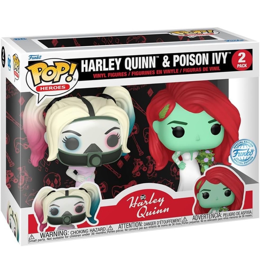 POP Harley Quinn and Poison Ivy -pack of 2 vinyl figures